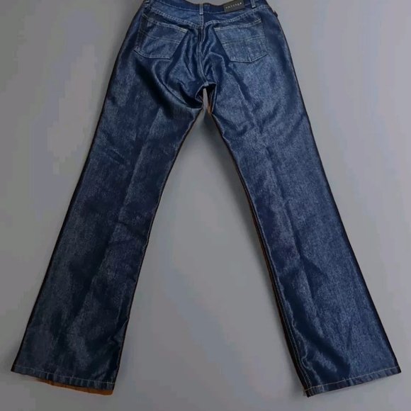 Buffalo David Bitton Hueston Coated Blue Denim Jeans Women 31 Straight High Rise - Picture 3 of 13